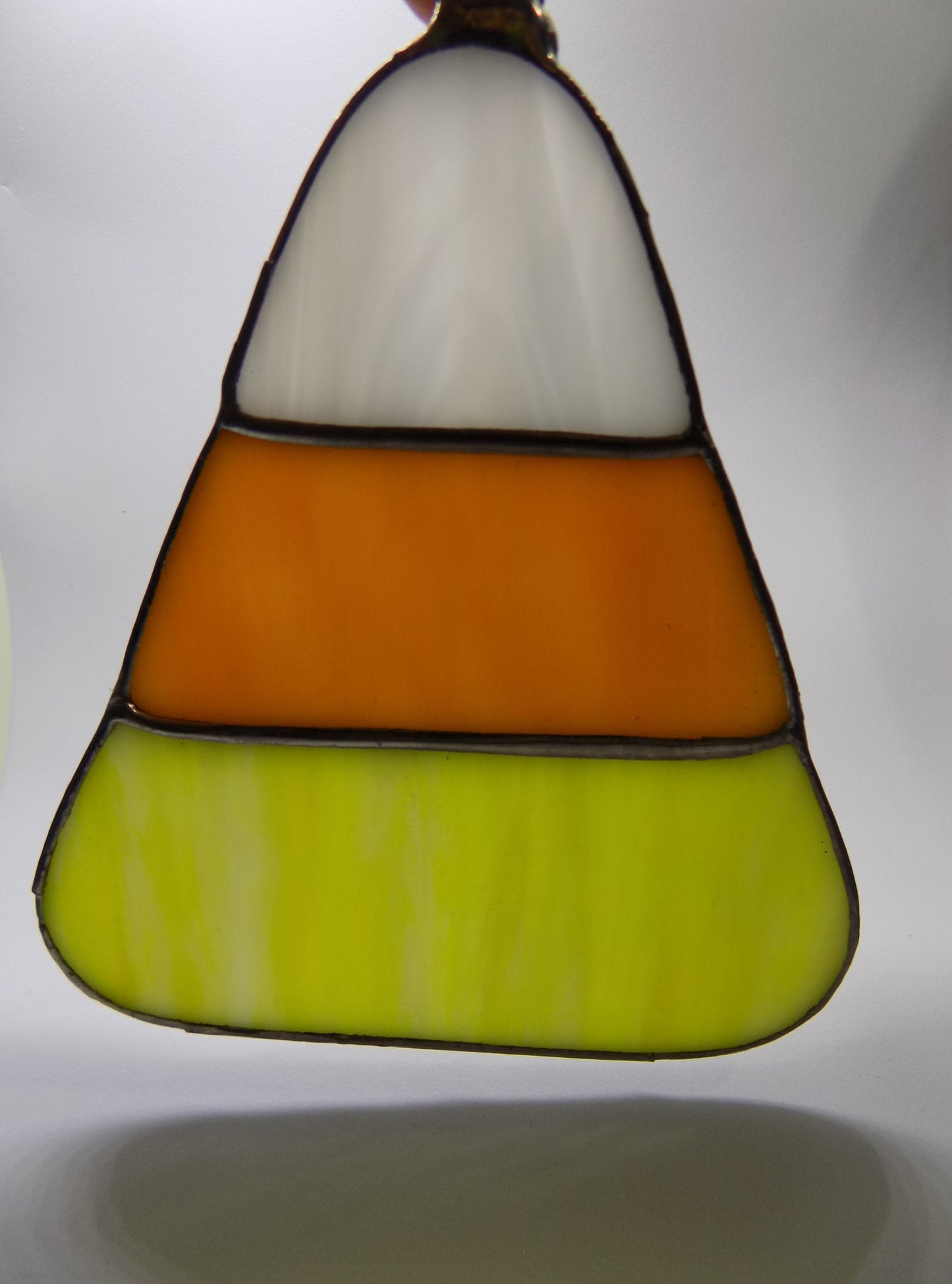 Candy Corn Window Hanger 2 Silver
