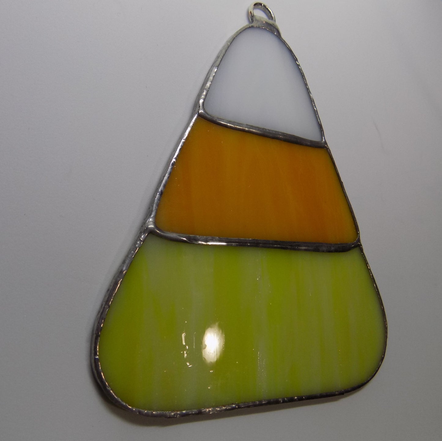Candy Corn Window Hanger 2 Silver