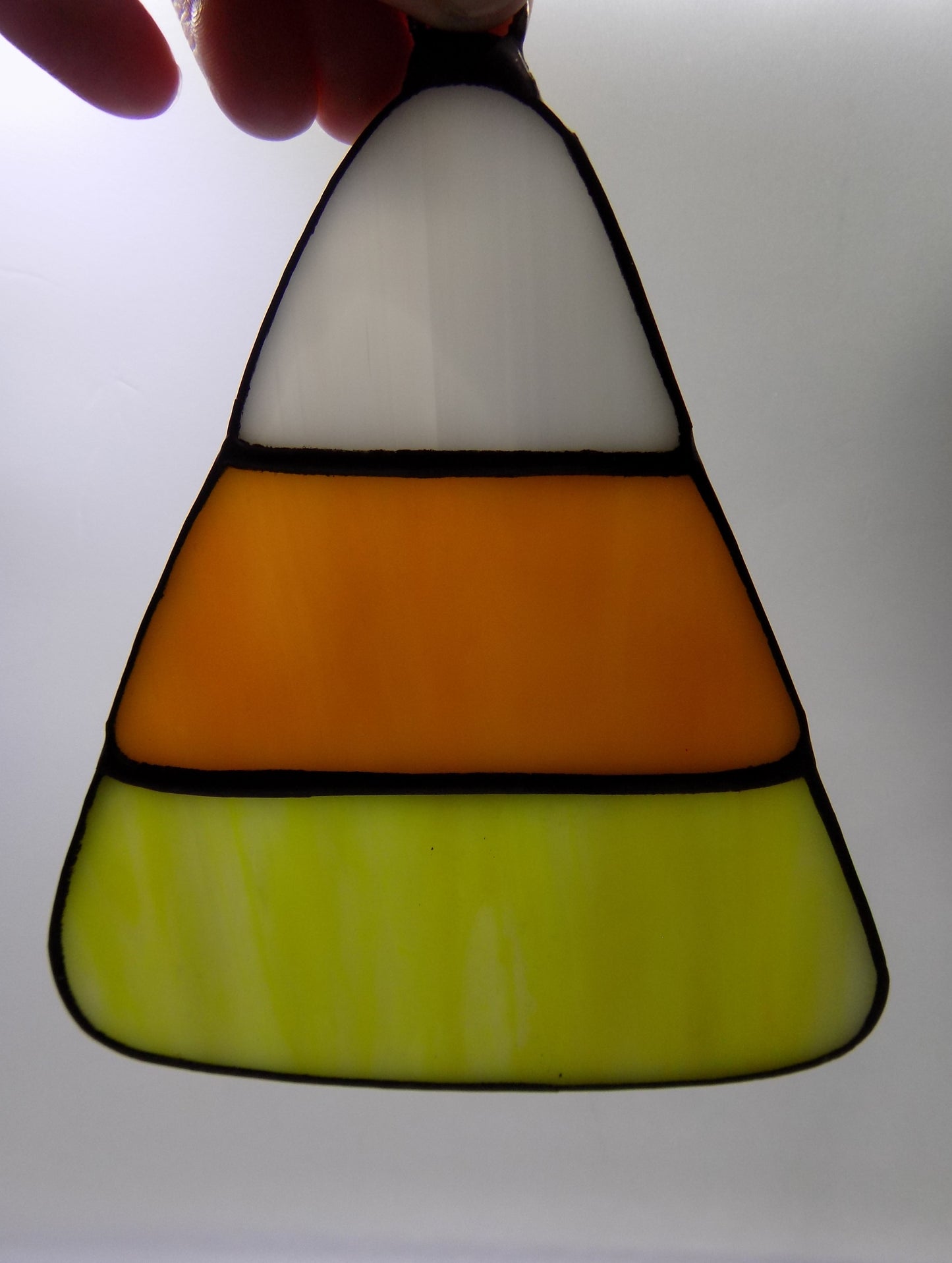 Candy Corn Window Hanger 5 Black